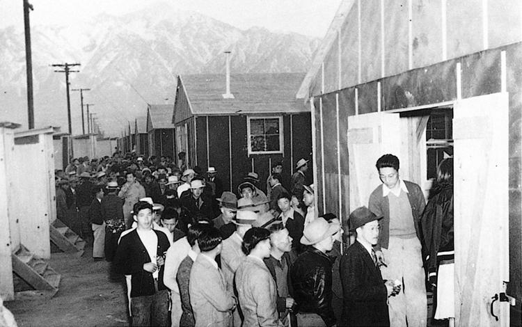 Japanese Americans volunteering for the war..